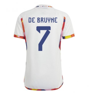 Lacne Muži Futbalové dres Belgicko Kevin De Bruyne #7 MS 2022 Krátky Rukáv - Preč